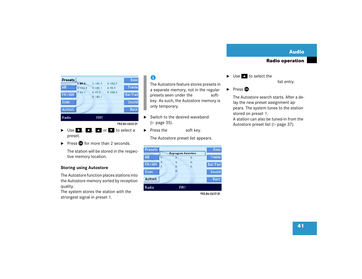 Mercedes-Benz E-Class 2004 COMAND Manual User Manual | Page 42 / 168