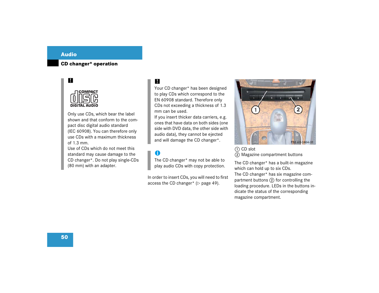 Mercedes-Benz E-Class 2004 COMAND Manual User Manual | Page 51 / 168