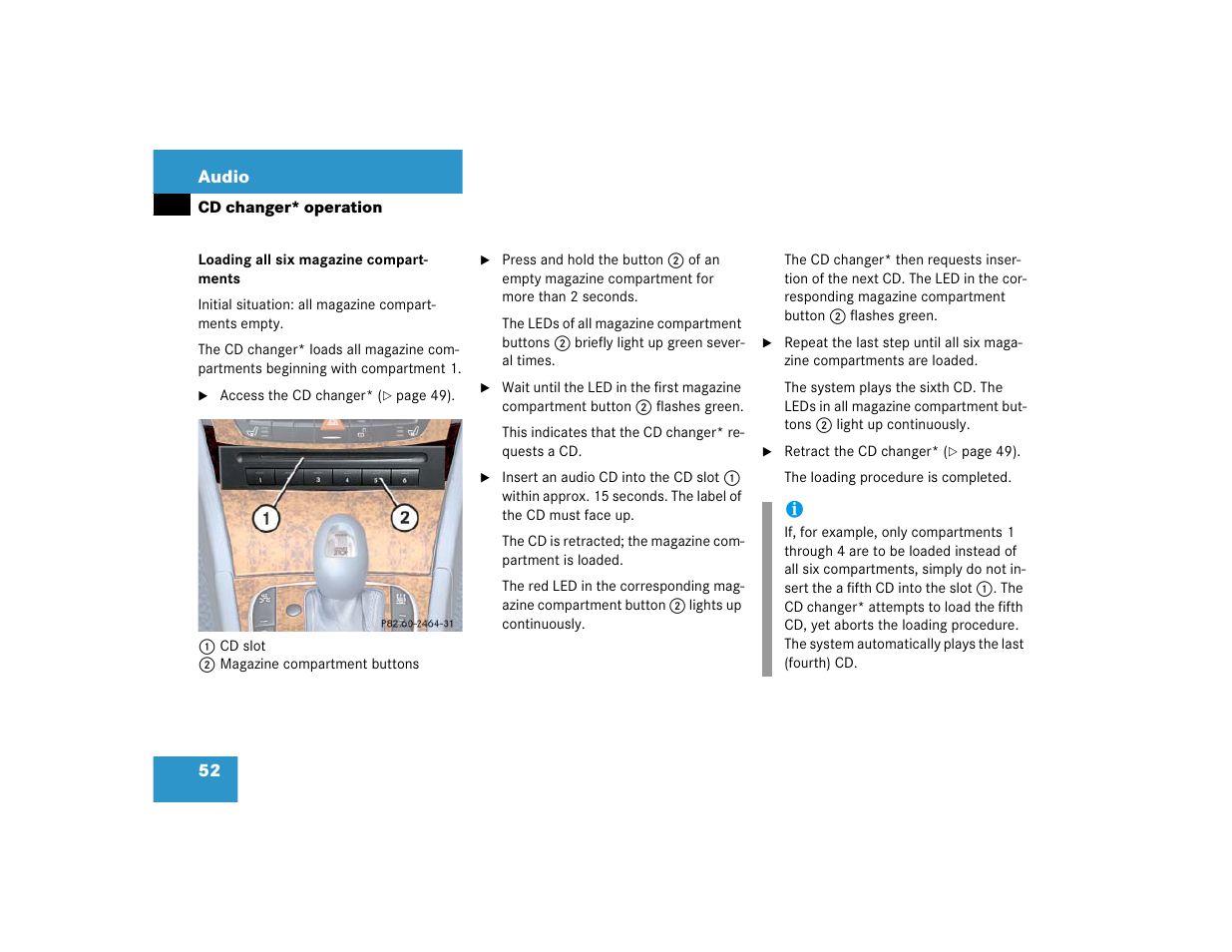 Mercedes-Benz E-Class 2004 COMAND Manual User Manual | Page 53 / 168