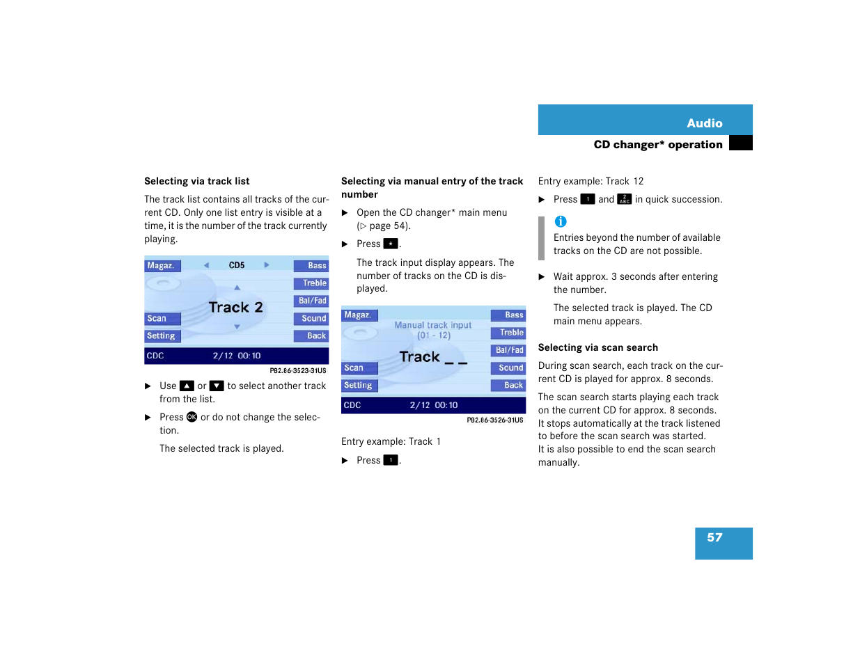 Mercedes-Benz E-Class 2004 COMAND Manual User Manual | Page 58 / 168