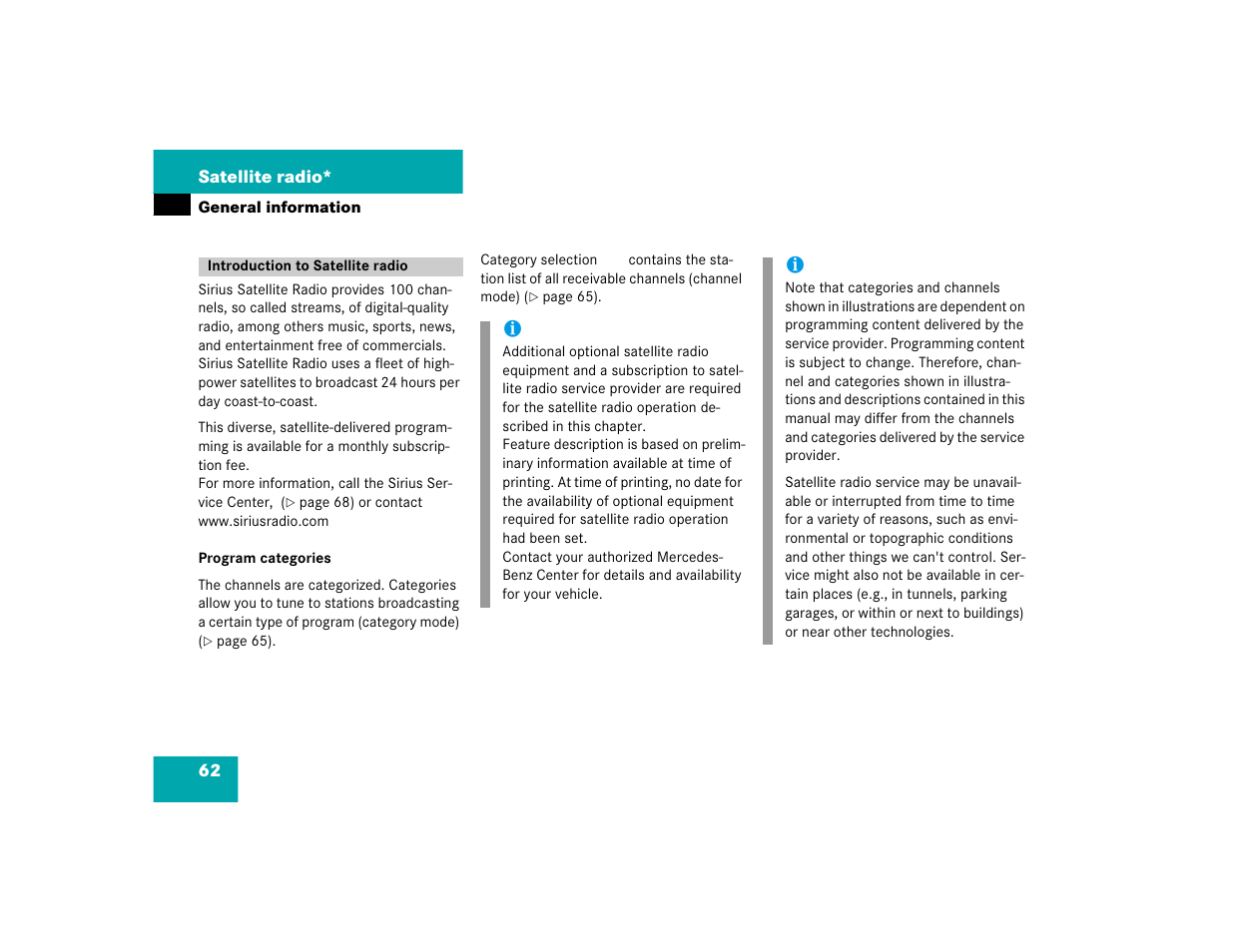 Mercedes-Benz E-Class 2004 COMAND Manual User Manual | Page 63 / 168