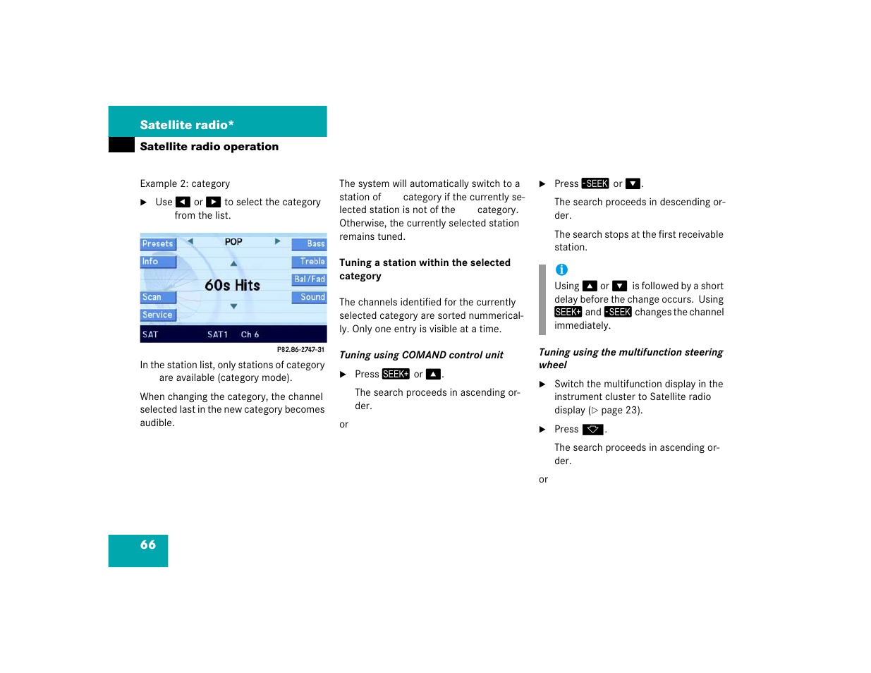 Mercedes-Benz E-Class 2004 COMAND Manual User Manual | Page 67 / 168