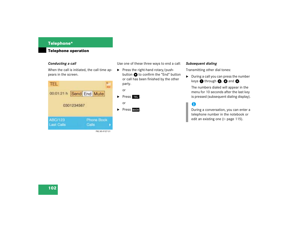 Mercedes-Benz SL-Class 2004 COMAND Manual User Manual | Page 111 / 242
