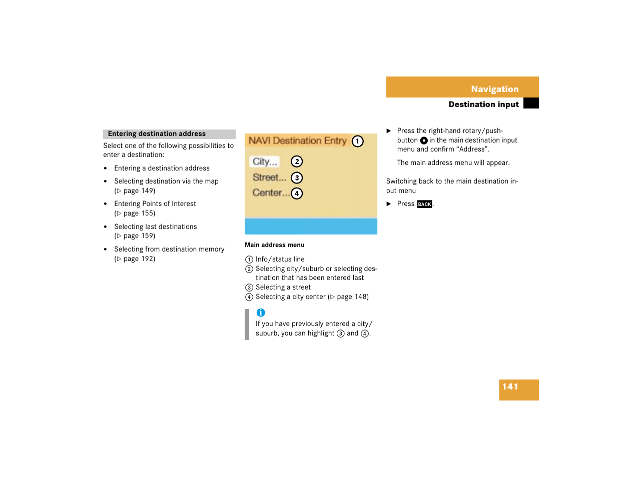 Mercedes-Benz SL-Class 2004 COMAND Manual User Manual | Page 150 / 242