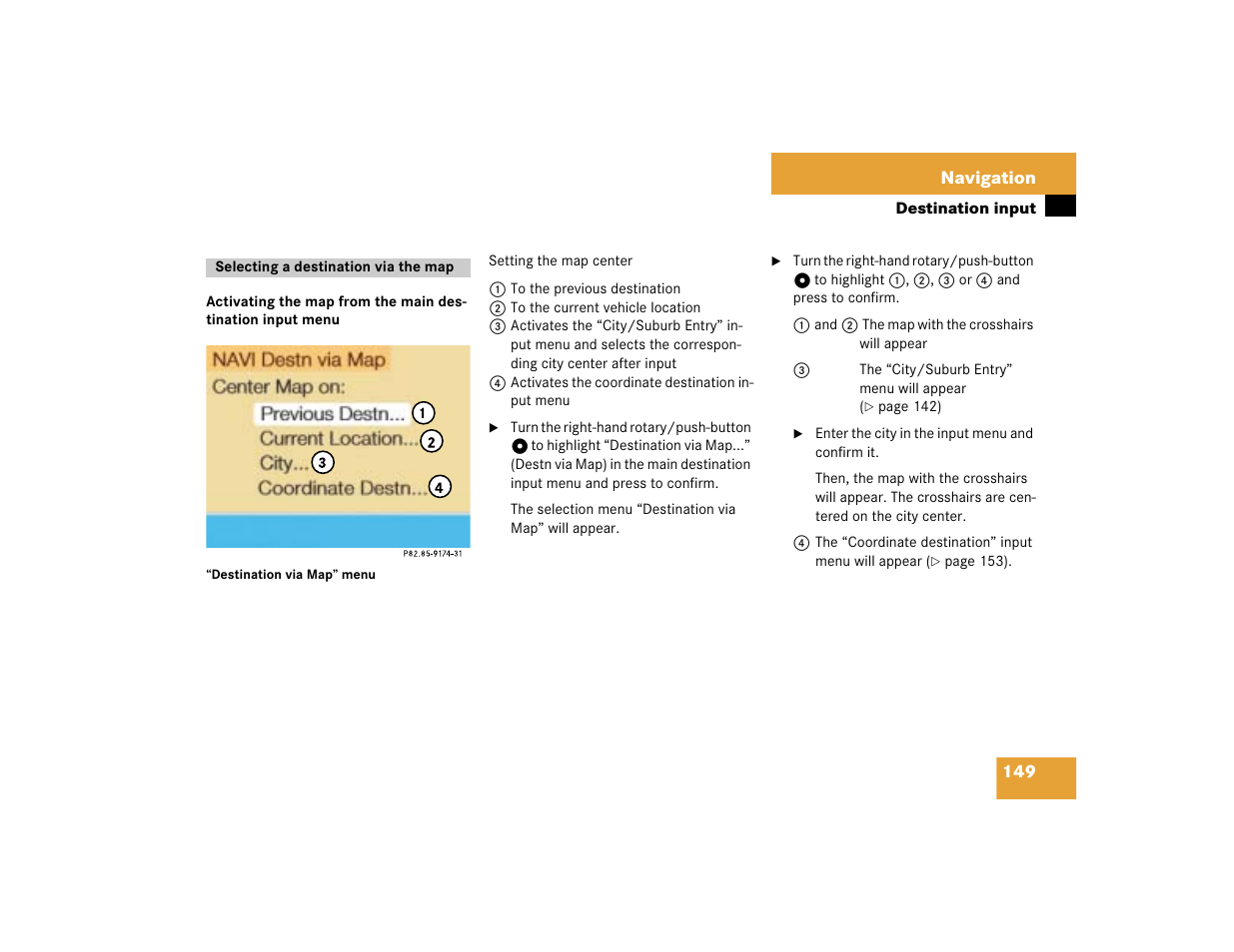 Mercedes-Benz SL-Class 2004 COMAND Manual User Manual | Page 158 / 242