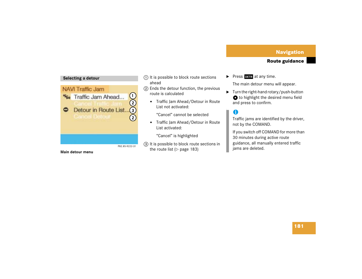 Mercedes-Benz SL-Class 2004 COMAND Manual User Manual | Page 190 / 242