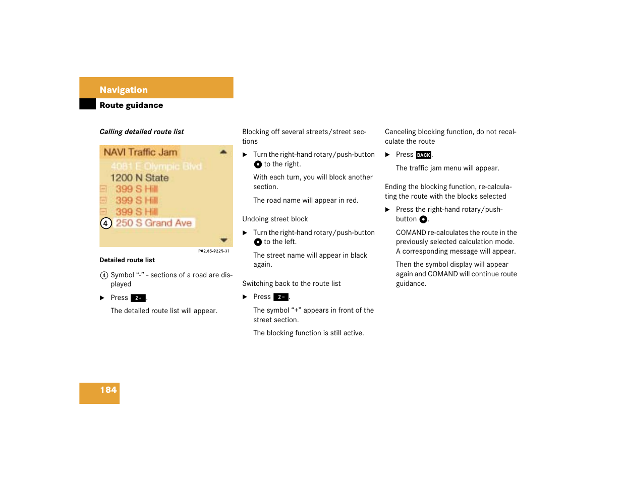 Mercedes-Benz SL-Class 2004 COMAND Manual User Manual | Page 193 / 242
