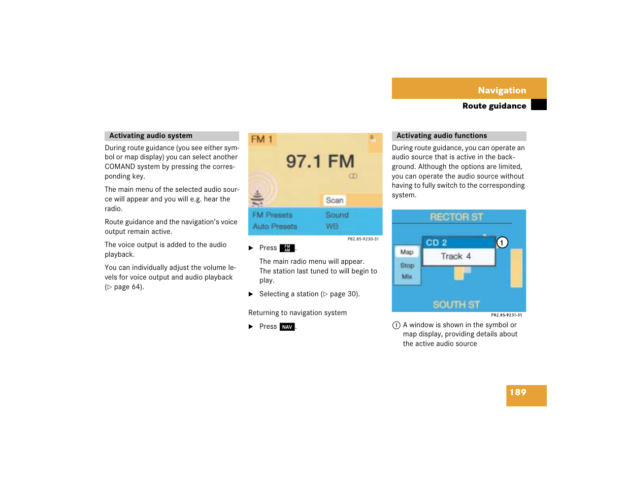 Mercedes-Benz SL-Class 2004 COMAND Manual User Manual | Page 198 / 242