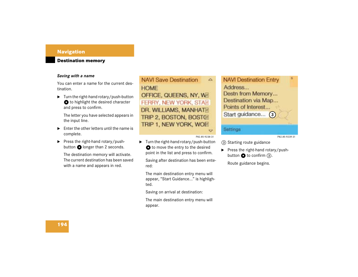 Mercedes-Benz SL-Class 2004 COMAND Manual User Manual | Page 203 / 242