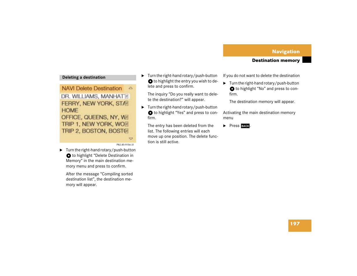 Mercedes-Benz SL-Class 2004 COMAND Manual User Manual | Page 206 / 242