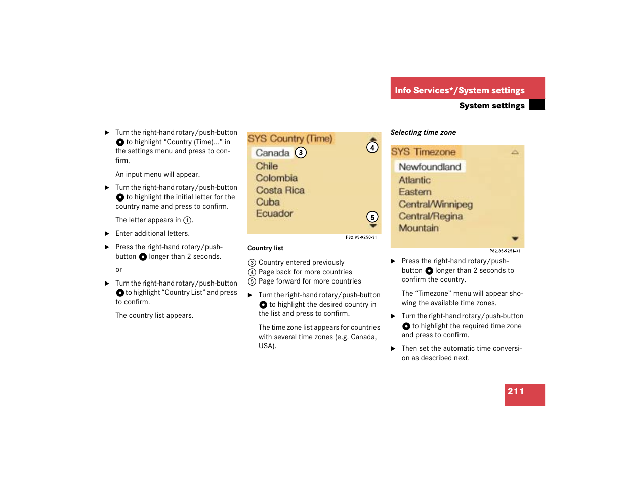 Mercedes-Benz SL-Class 2004 COMAND Manual User Manual | Page 220 / 242