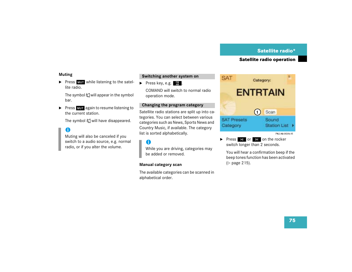 Mercedes-Benz SL-Class 2004 COMAND Manual User Manual | Page 84 / 242