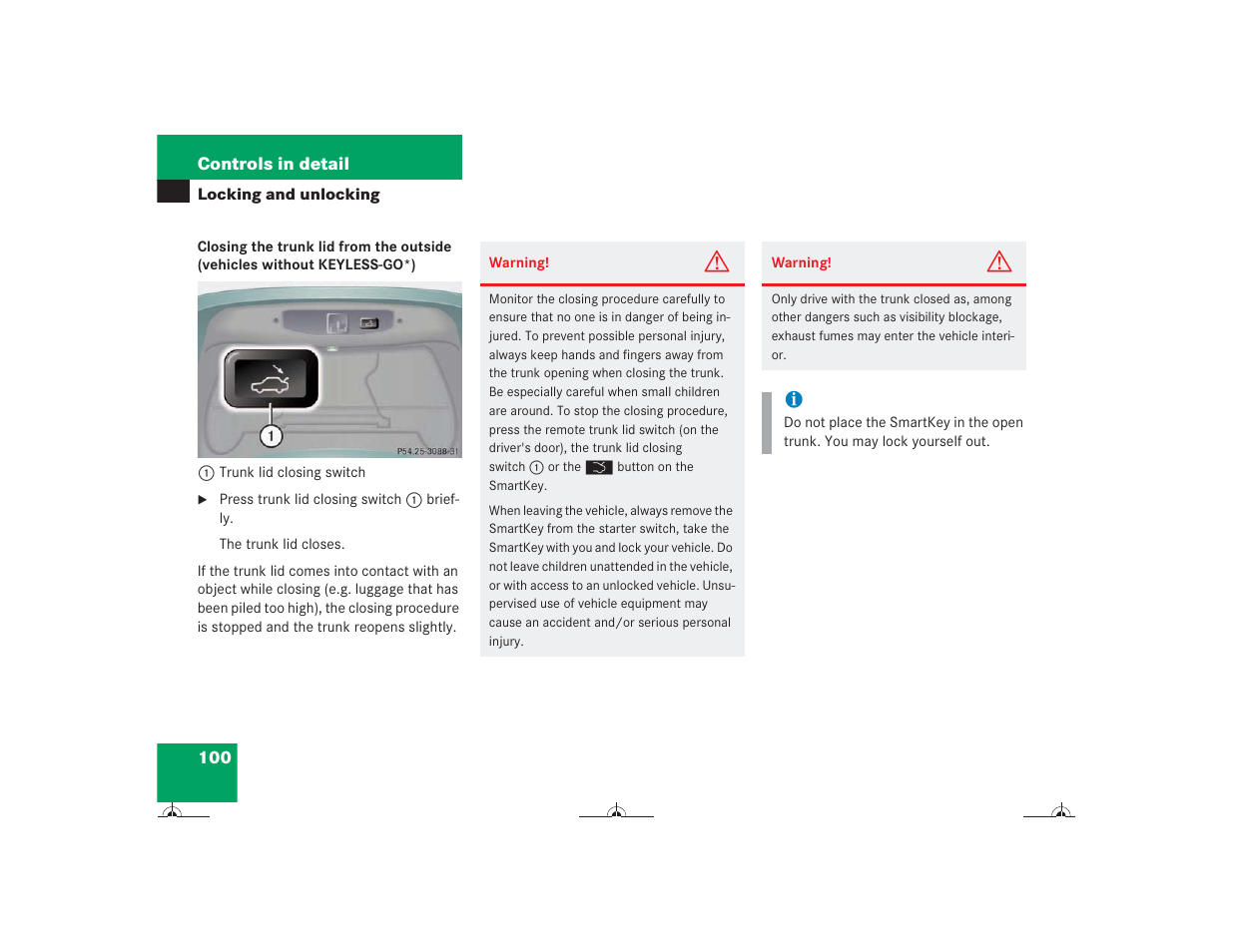 Mercedes-Benz CL-Class 2004 Owners Manual User Manual | Page 101 / 418