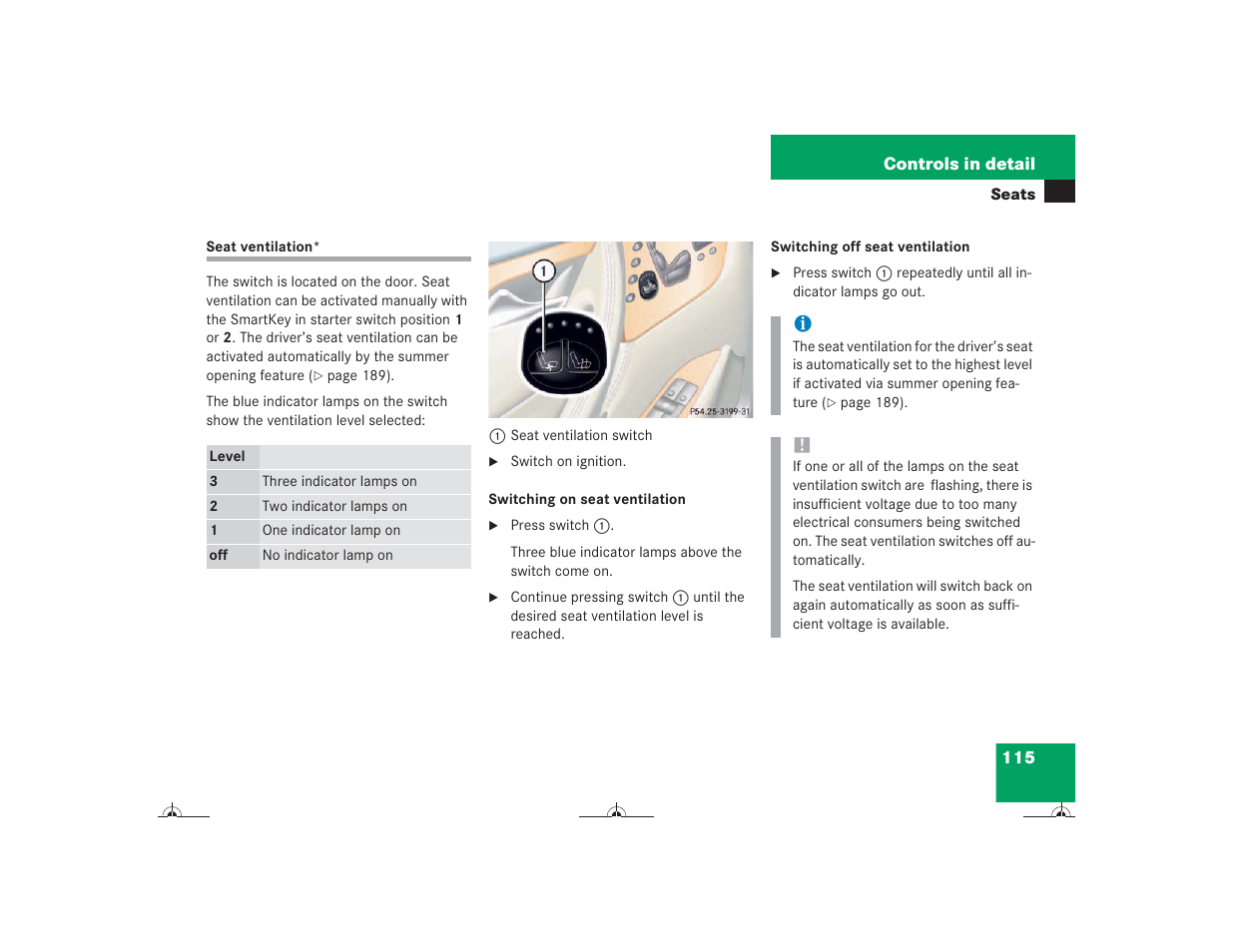 Mercedes-Benz CL-Class 2004 Owners Manual User Manual | Page 116 / 418