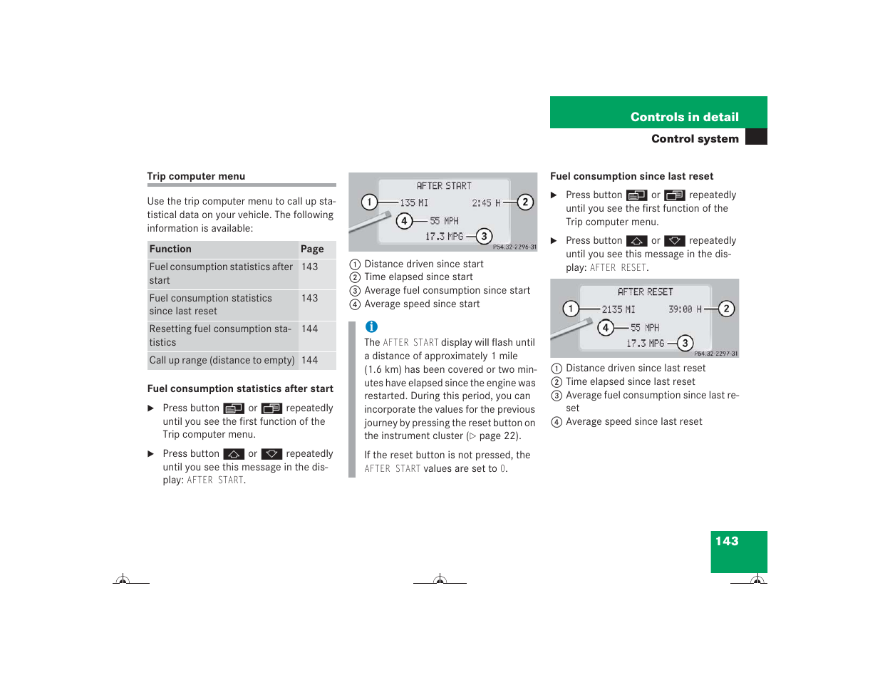 Mercedes-Benz CL-Class 2004 Owners Manual User Manual | Page 144 / 418