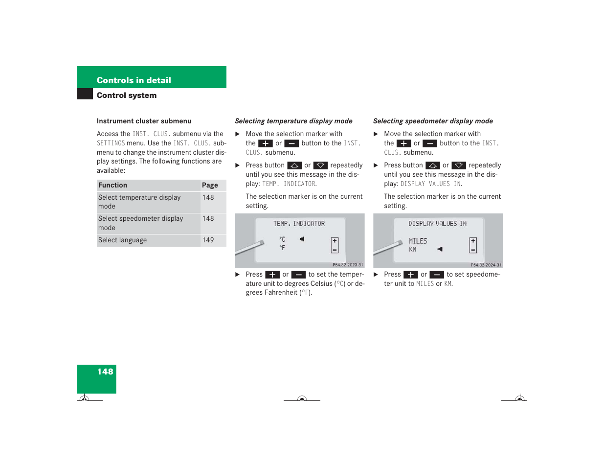 Mercedes-Benz CL-Class 2004 Owners Manual User Manual | Page 149 / 418