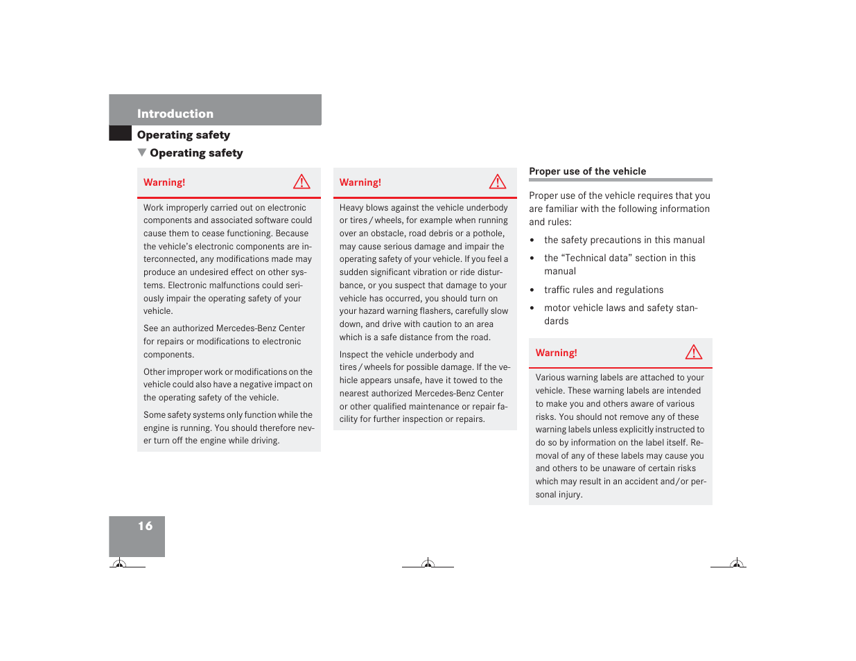 Mercedes-Benz CL-Class 2004 Owners Manual User Manual | Page 17 / 418