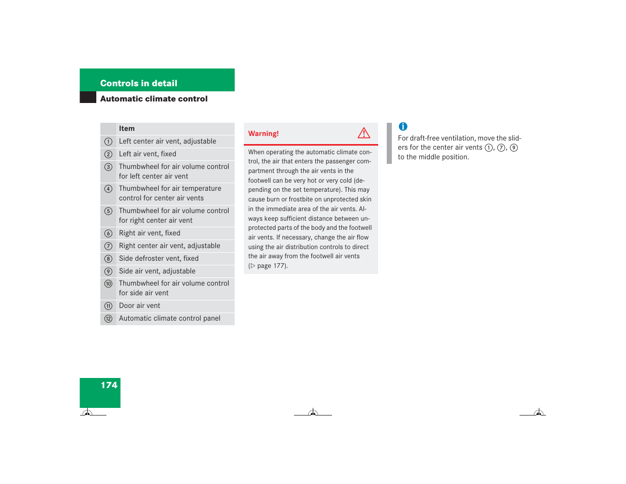 Mercedes-Benz CL-Class 2004 Owners Manual User Manual | Page 175 / 418