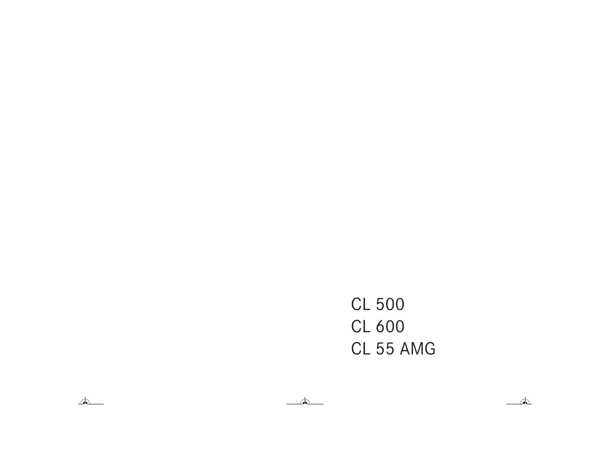 Mercedes-Benz CL-Class 2004 Owners Manual User Manual | Page 2 / 418