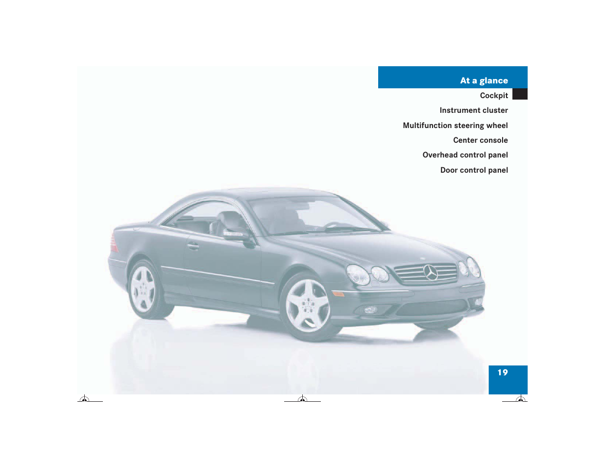 Mercedes-Benz CL-Class 2004 Owners Manual User Manual | Page 20 / 418
