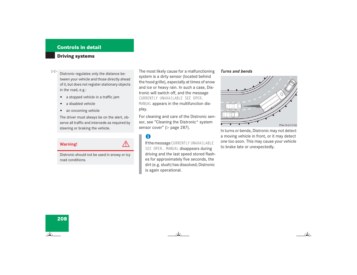Mercedes-Benz CL-Class 2004 Owners Manual User Manual | Page 209 / 418