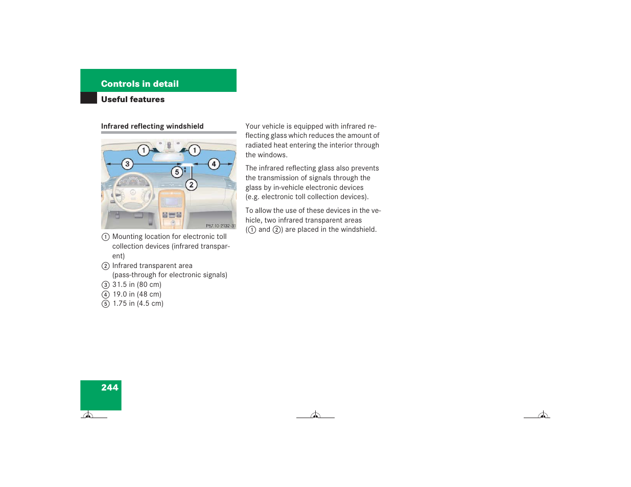 Mercedes-Benz CL-Class 2004 Owners Manual User Manual | Page 245 / 418