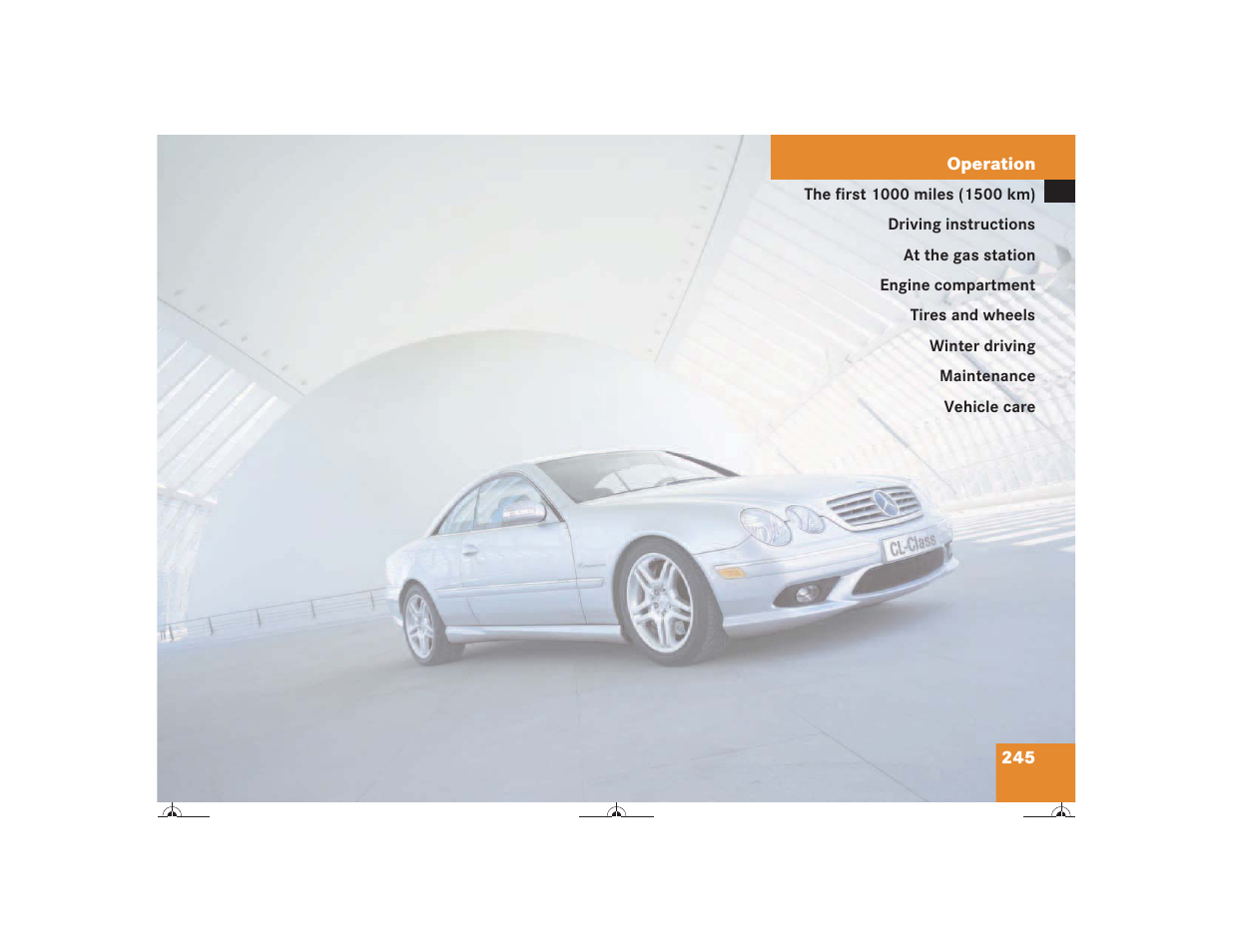 Mercedes-Benz CL-Class 2004 Owners Manual User Manual | Page 246 / 418