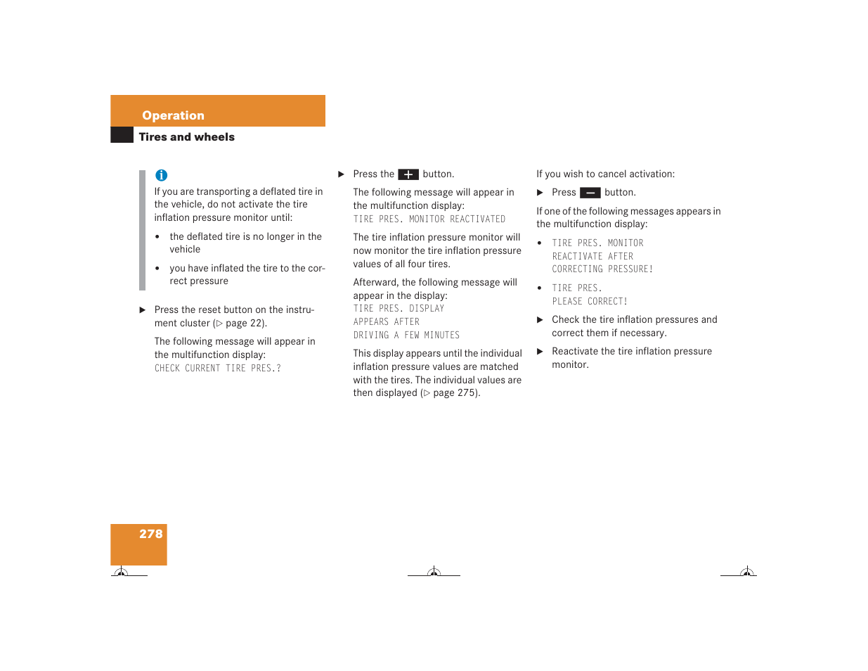 Mercedes-Benz CL-Class 2004 Owners Manual User Manual | Page 279 / 418