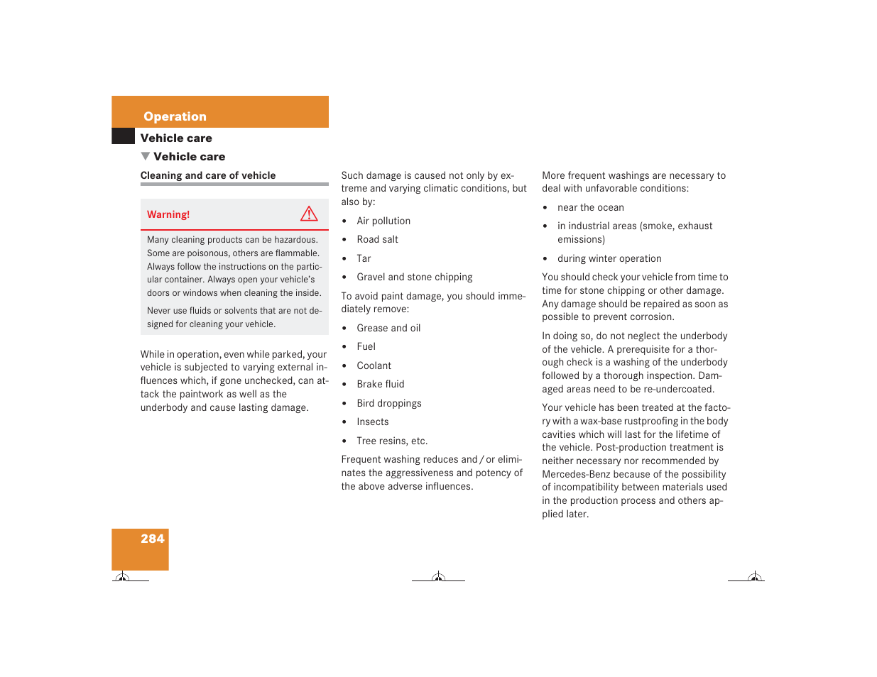 Mercedes-Benz CL-Class 2004 Owners Manual User Manual | Page 285 / 418