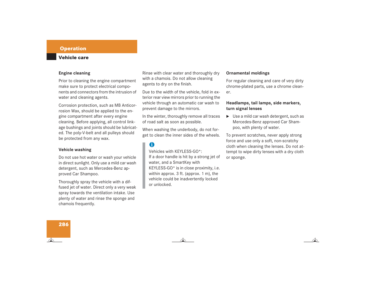 Mercedes-Benz CL-Class 2004 Owners Manual User Manual | Page 287 / 418