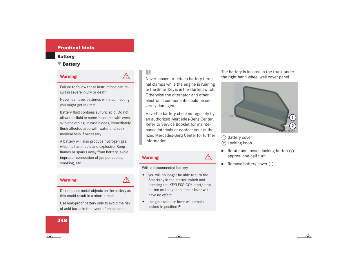 Mercedes-Benz CL-Class 2004 Owners Manual User Manual | Page 349 / 418