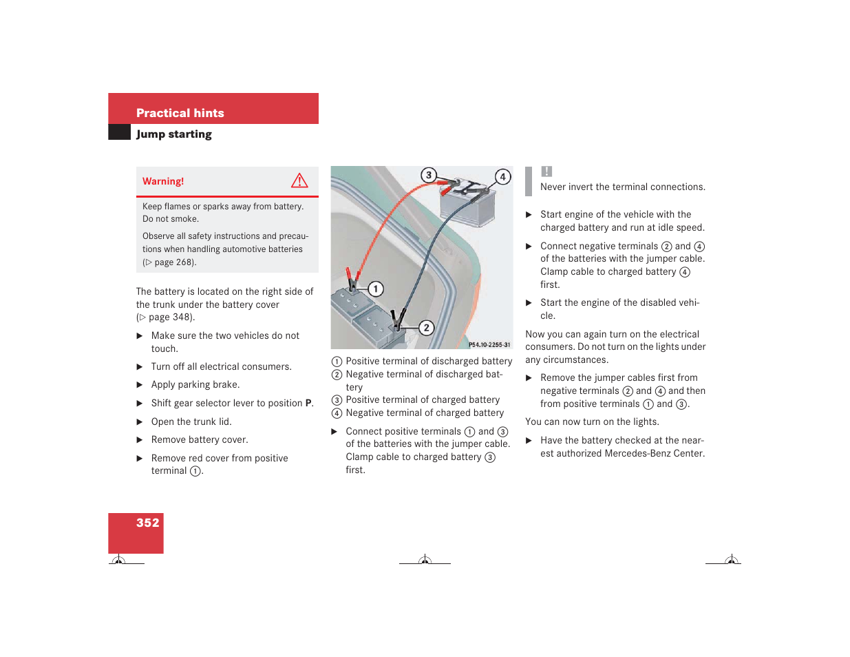Mercedes-Benz CL-Class 2004 Owners Manual User Manual | Page 353 / 418