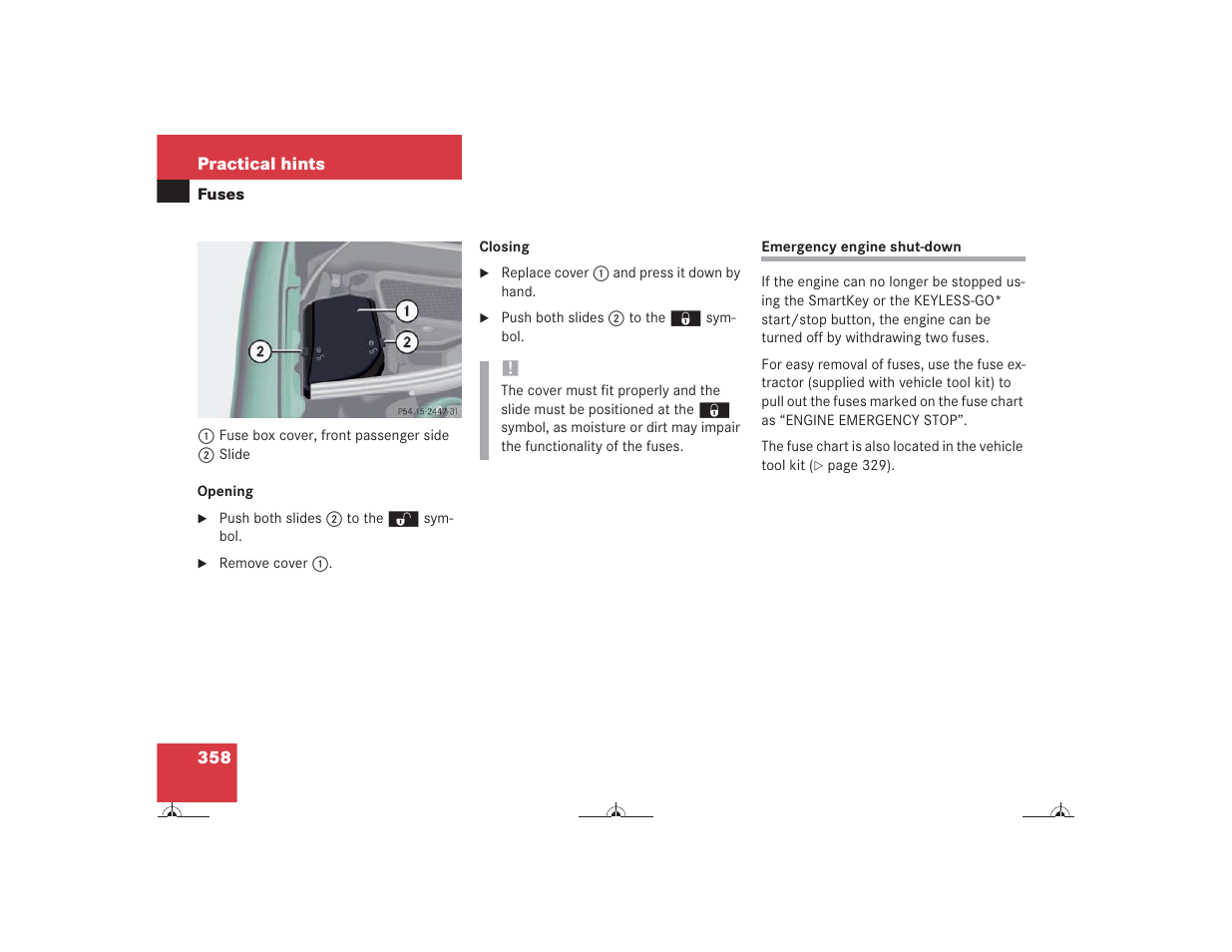 Mercedes-Benz CL-Class 2004 Owners Manual User Manual | Page 359 / 418