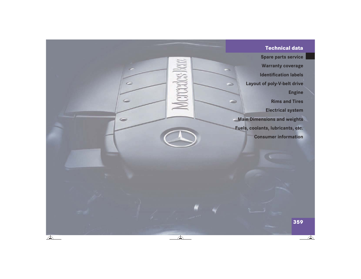 Mercedes-Benz CL-Class 2004 Owners Manual User Manual | Page 360 / 418