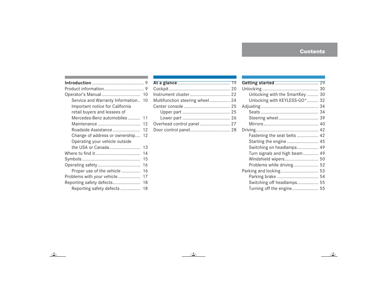 Mercedes-Benz CL-Class 2004 Owners Manual User Manual | Page 4 / 418