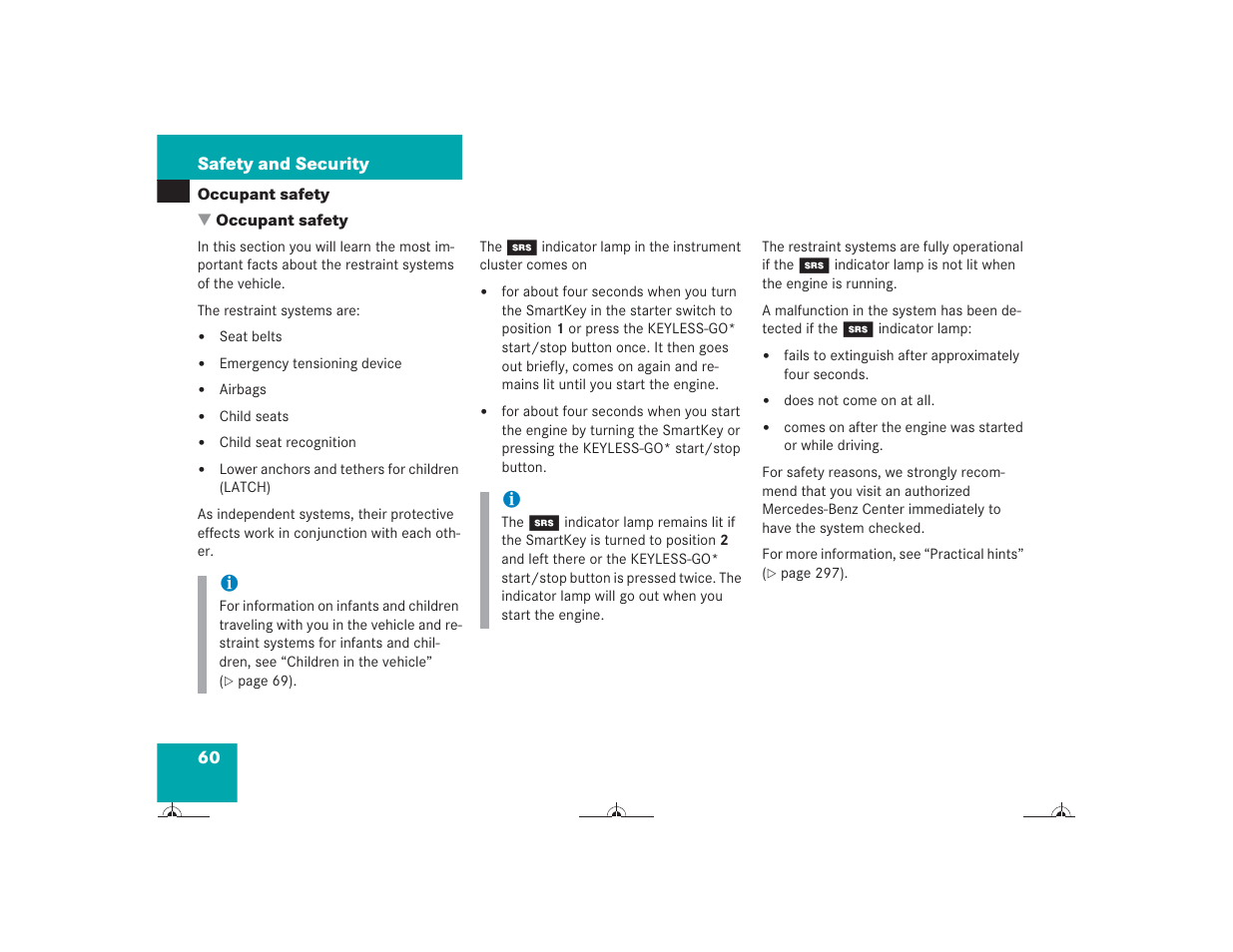Mercedes-Benz CL-Class 2004 Owners Manual User Manual | Page 61 / 418