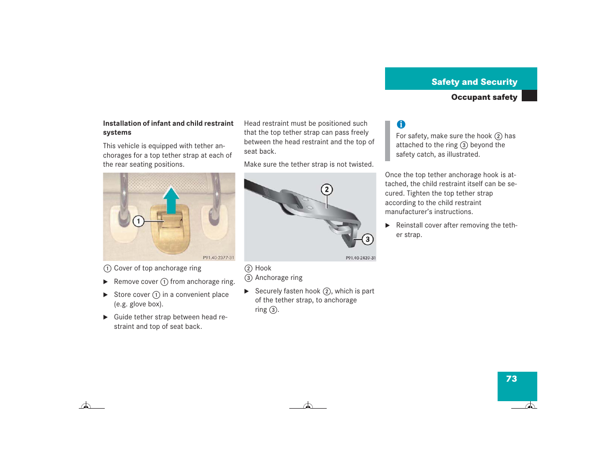 Mercedes-Benz CL-Class 2004 Owners Manual User Manual | Page 74 / 418