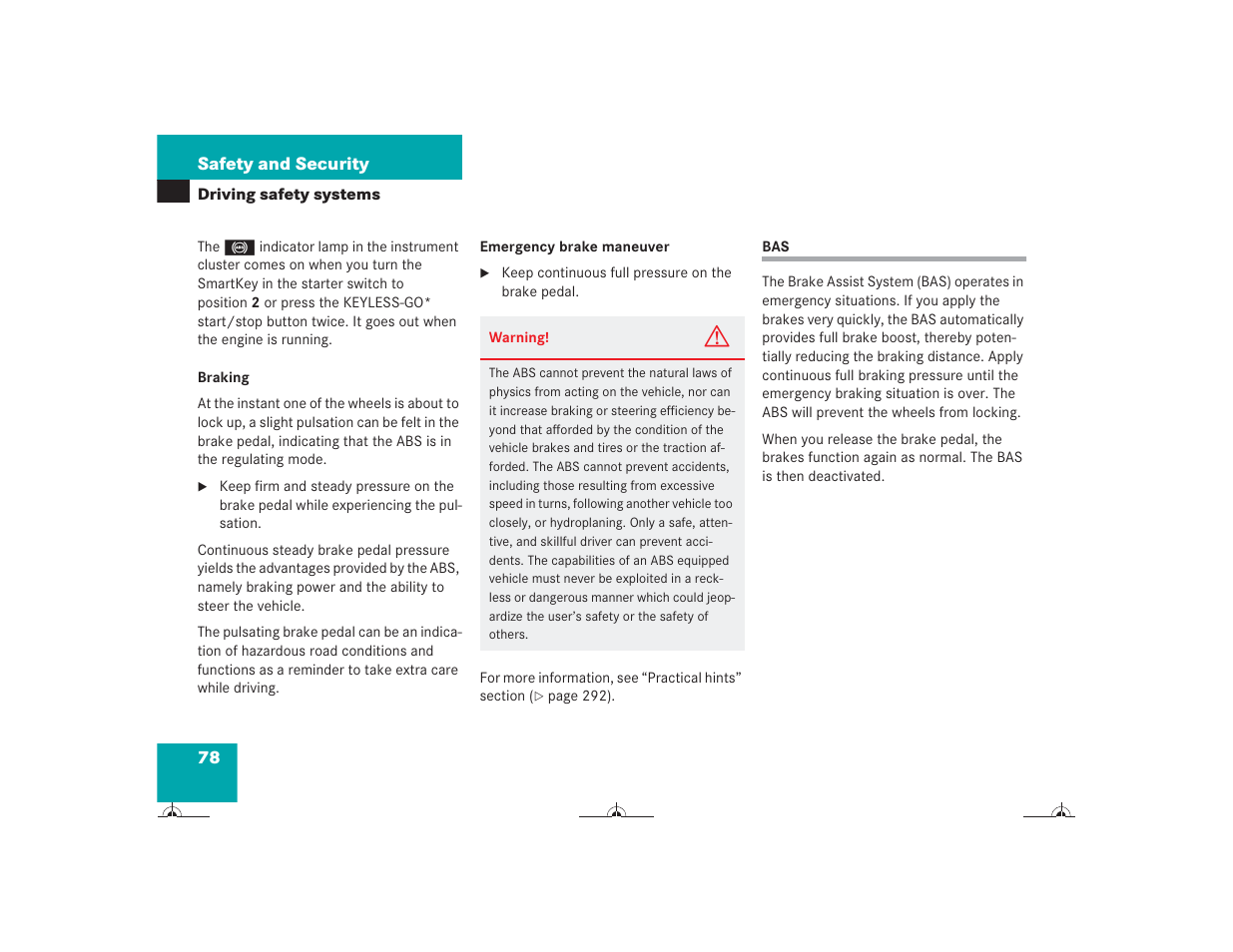 Mercedes-Benz CL-Class 2004 Owners Manual User Manual | Page 79 / 418