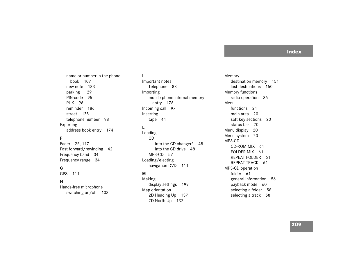 Mercedes-Benz S-Class 2004 COMAND Manual User Manual | Page 218 / 227