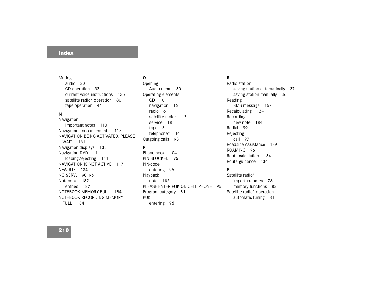Mercedes-Benz S-Class 2004 COMAND Manual User Manual | Page 219 / 227