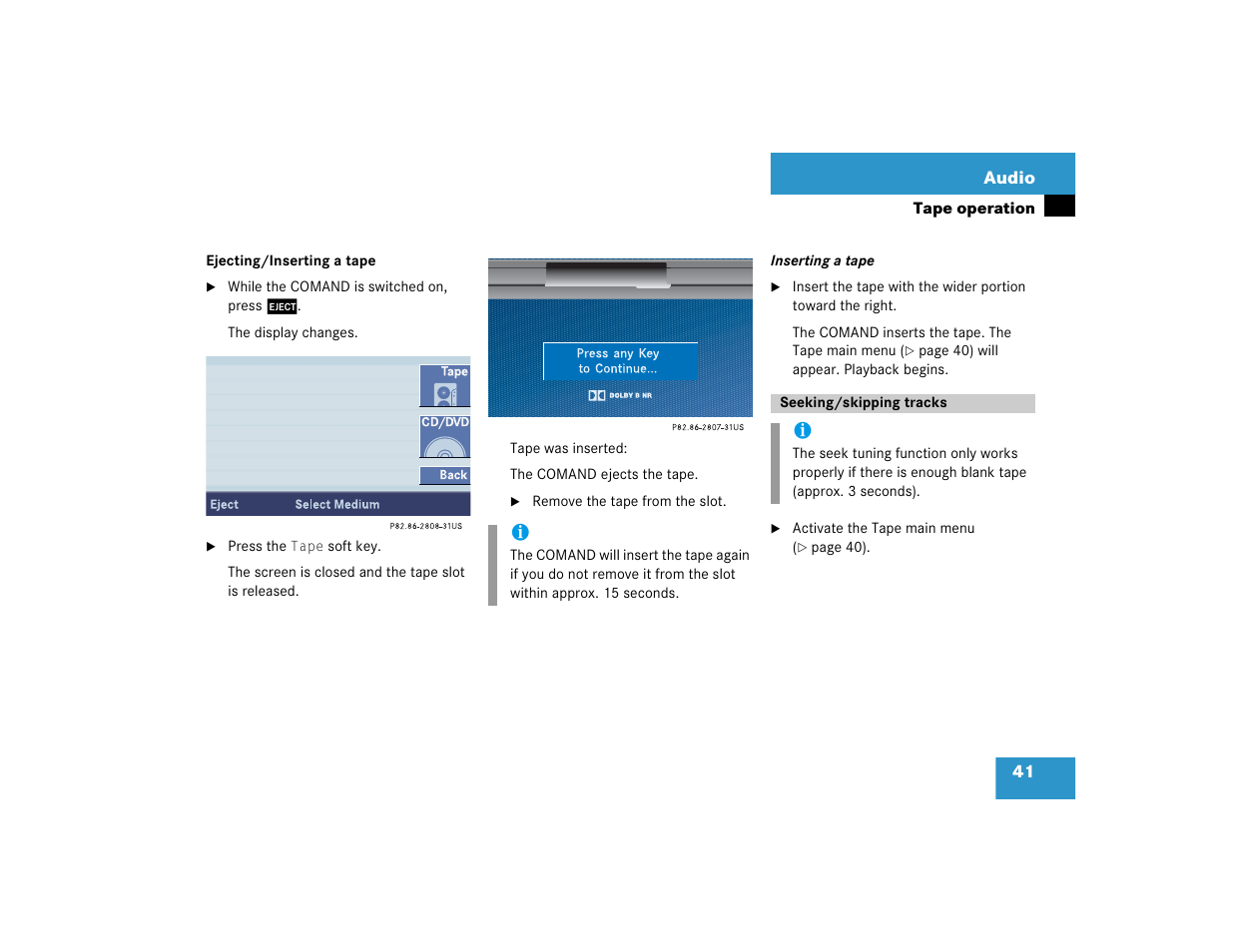 Mercedes-Benz S-Class 2004 COMAND Manual User Manual | Page 50 / 227