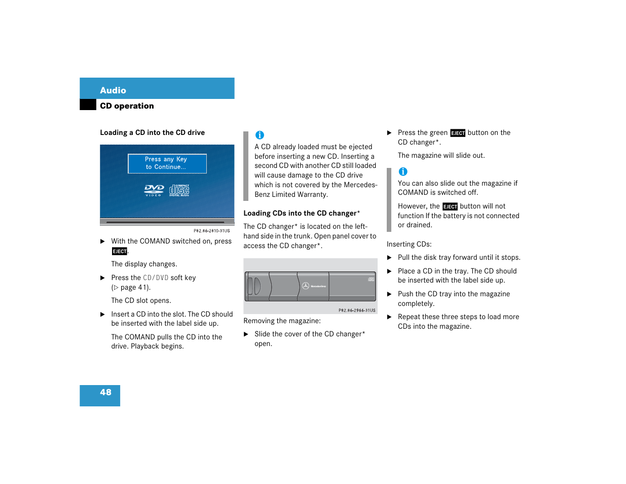 Mercedes-Benz S-Class 2004 COMAND Manual User Manual | Page 57 / 227