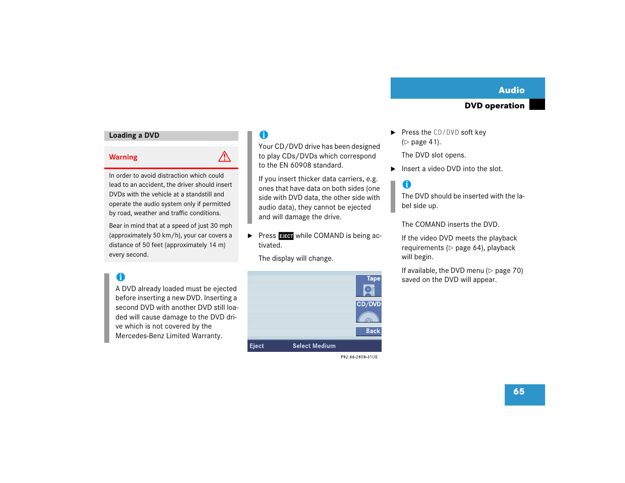 Mercedes-Benz S-Class 2004 COMAND Manual User Manual | Page 74 / 227