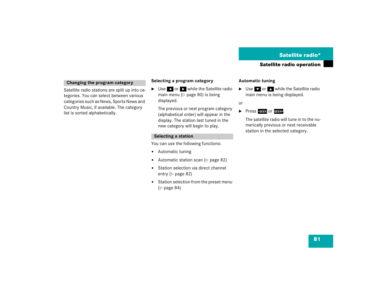 Mercedes-Benz S-Class 2004 COMAND Manual User Manual | Page 90 / 227