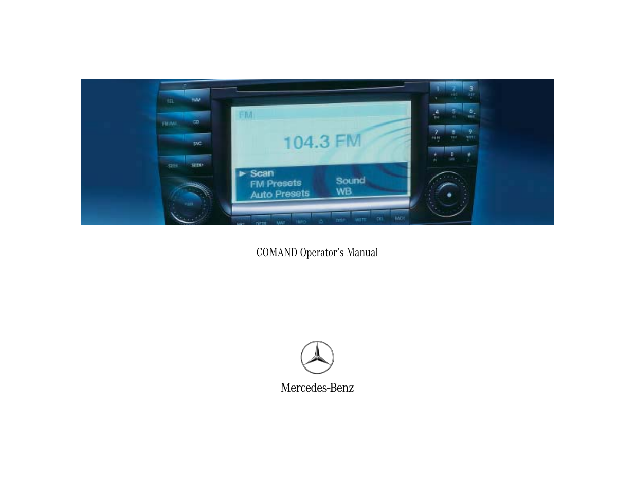 Mercedes-Benz CL-Class 2003 COMAND Manual User Manual | 225 pages