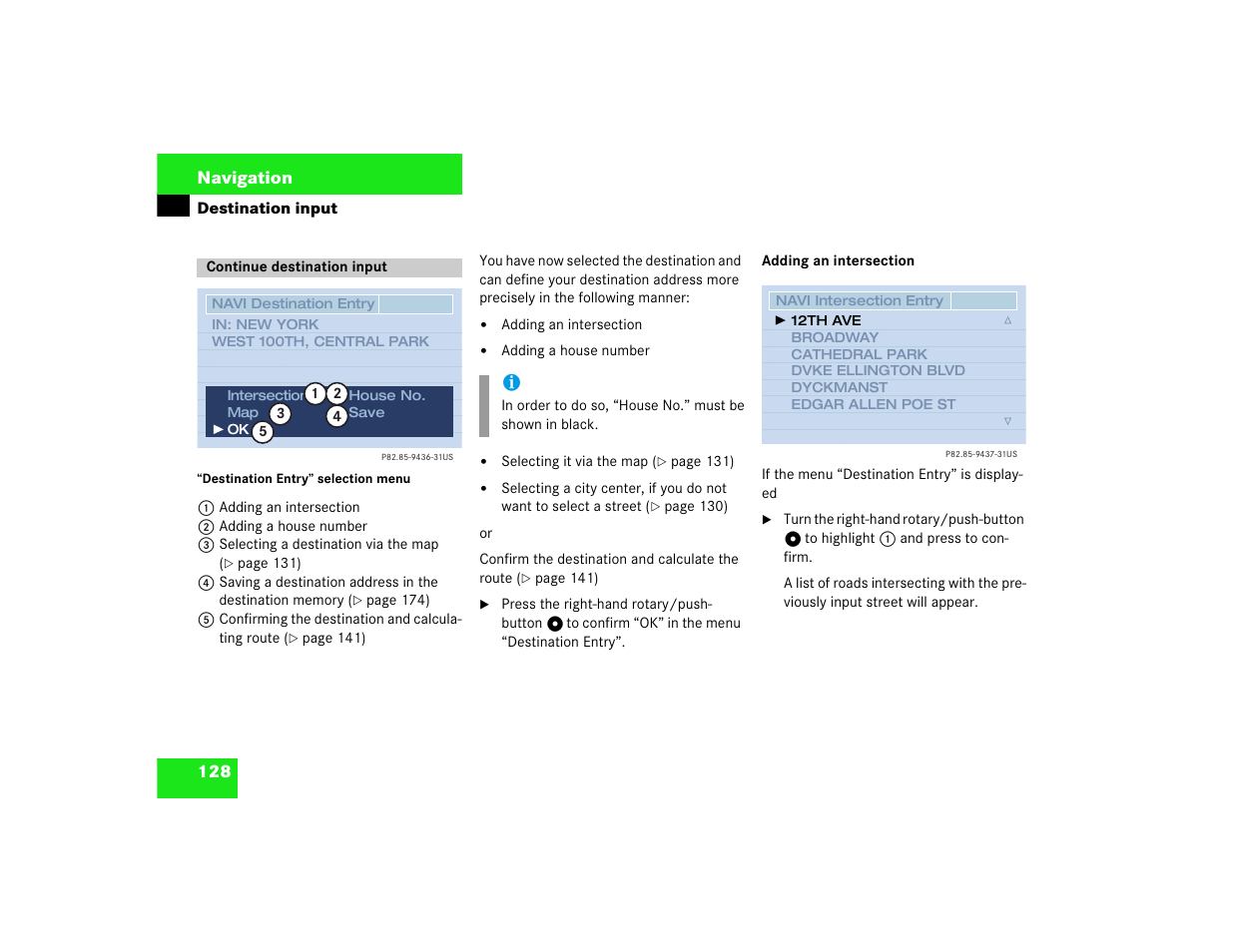 Mercedes-Benz CL-Class 2003 COMAND Manual User Manual | Page 136 / 225