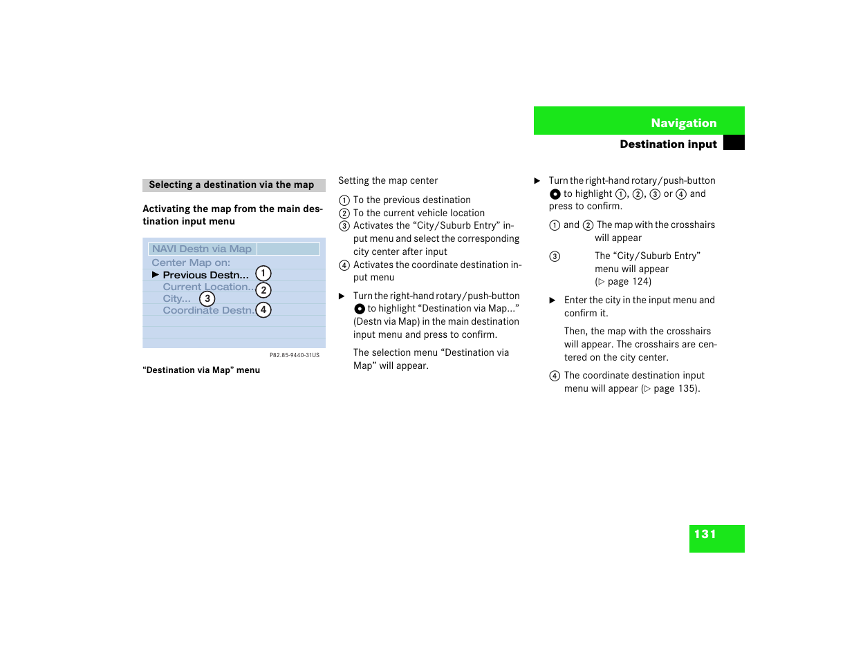 Mercedes-Benz CL-Class 2003 COMAND Manual User Manual | Page 139 / 225