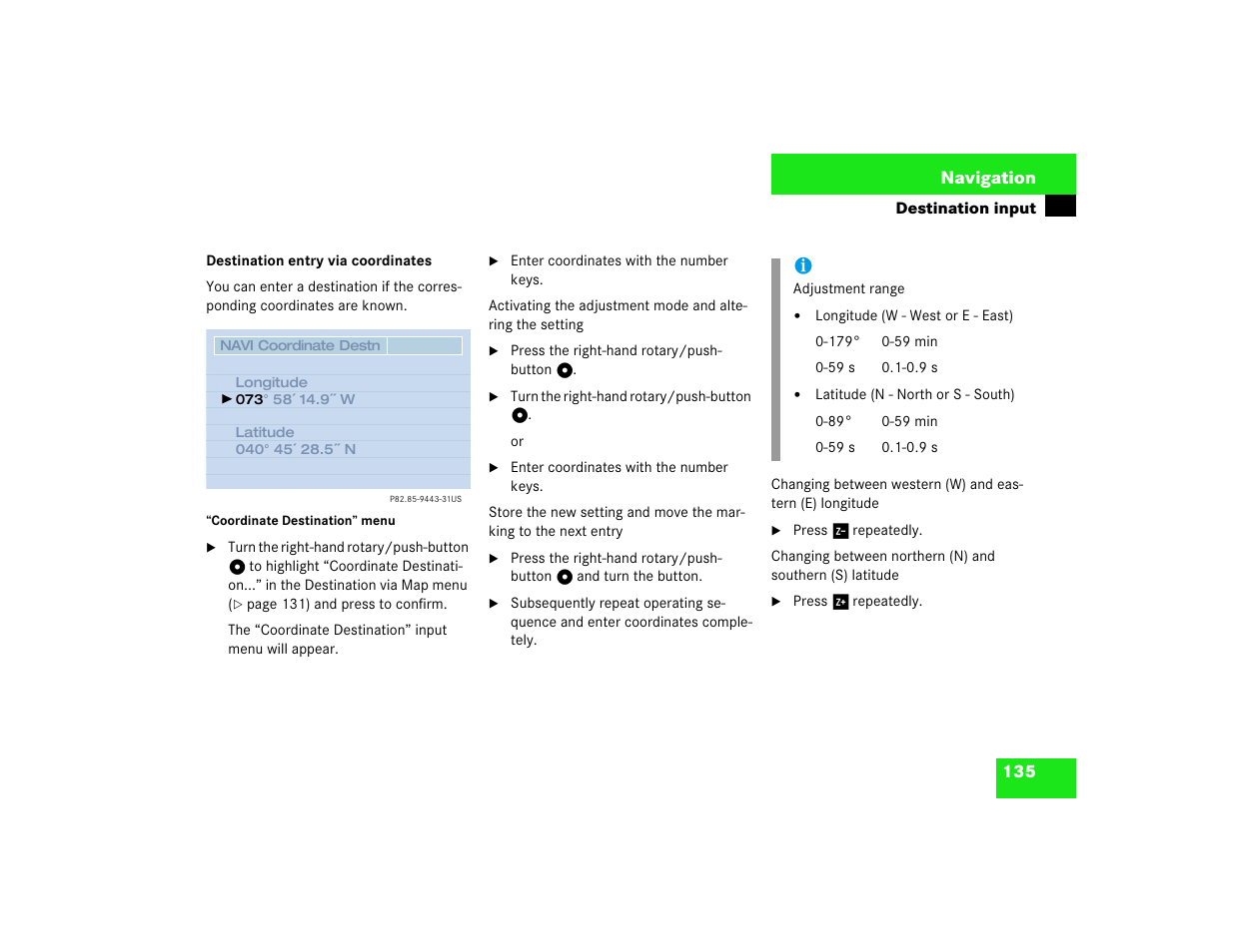 Mercedes-Benz CL-Class 2003 COMAND Manual User Manual | Page 143 / 225