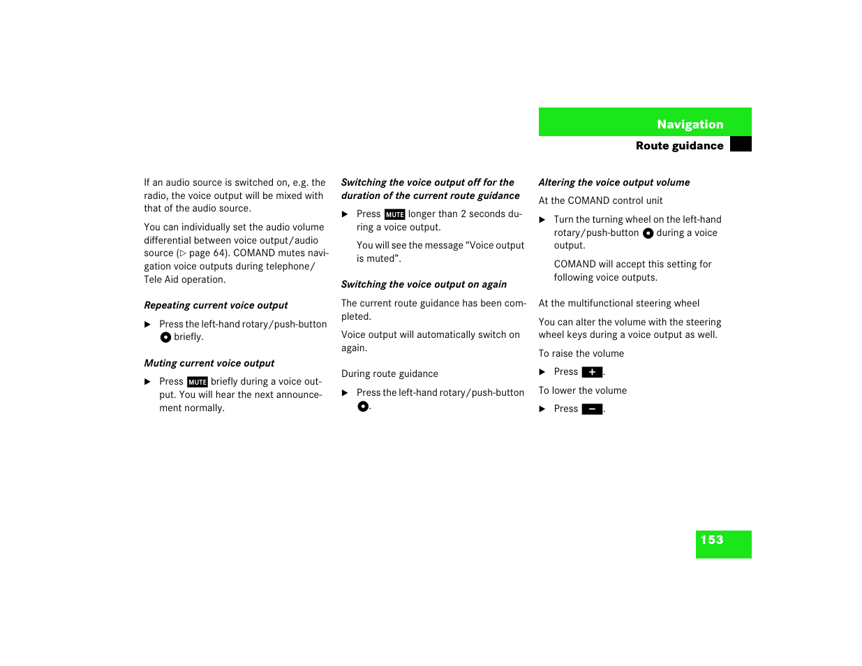 Mercedes-Benz CL-Class 2003 COMAND Manual User Manual | Page 161 / 225