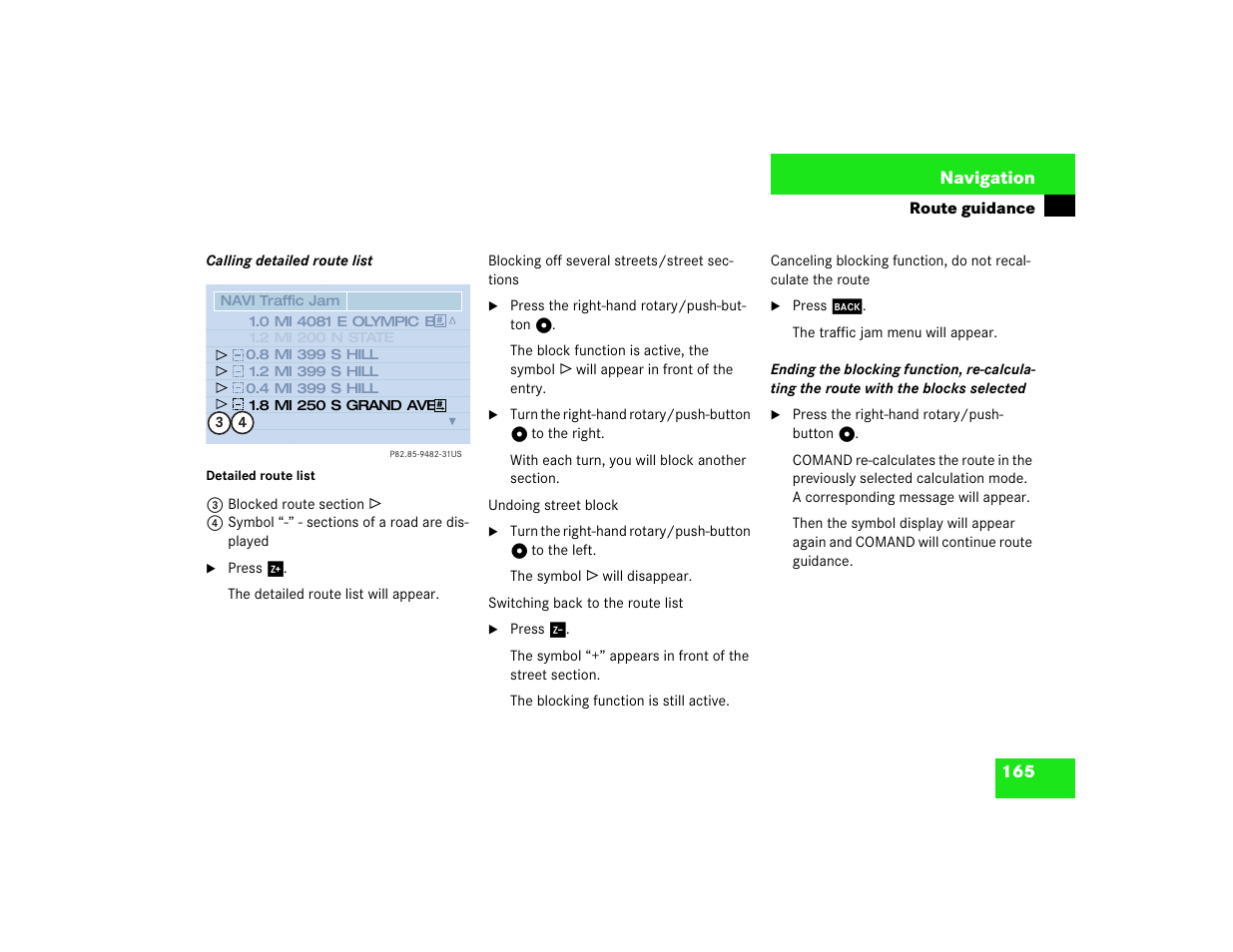 Mercedes-Benz CL-Class 2003 COMAND Manual User Manual | Page 173 / 225